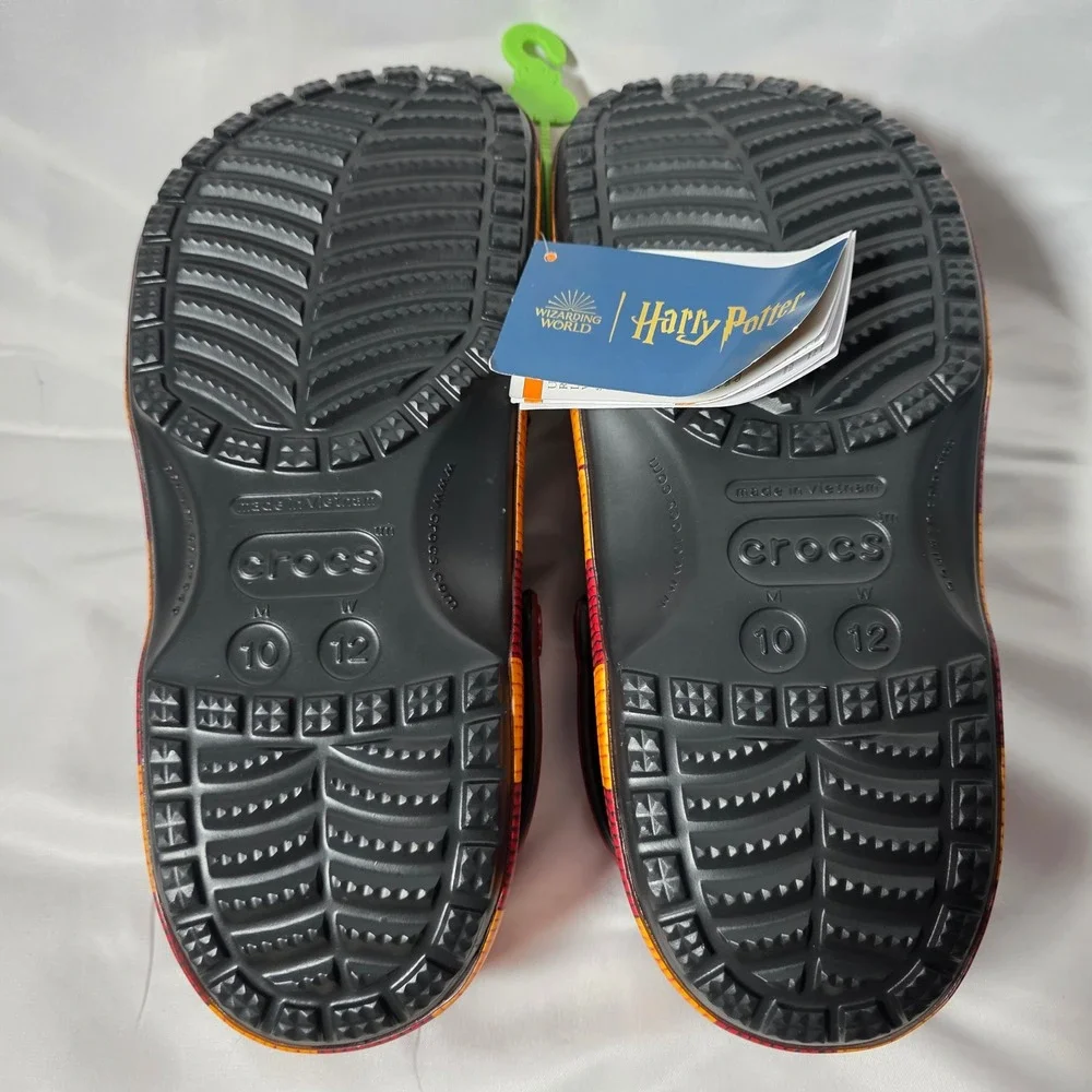 Crocs Harry Potter‎ Gryffindor Classic Clogs Black Red Yellow Size M10 W12